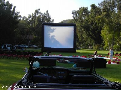 big screen car
