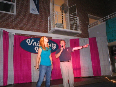 winner getting applause